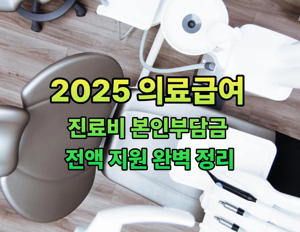 2025 의료급여 진료비 본인부담금 전액 지원 완벽 정리