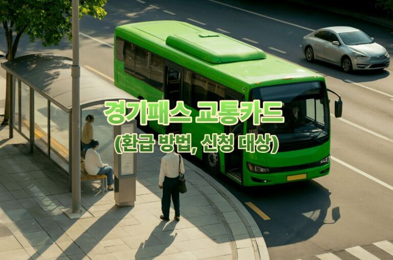 경기패스 교통카드  (환급 방법, 신청 대상)
